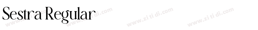 Sestra Regular字体转换
